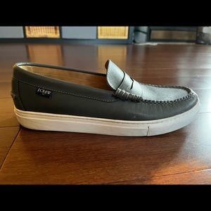 J Crew leather loafer sneakers